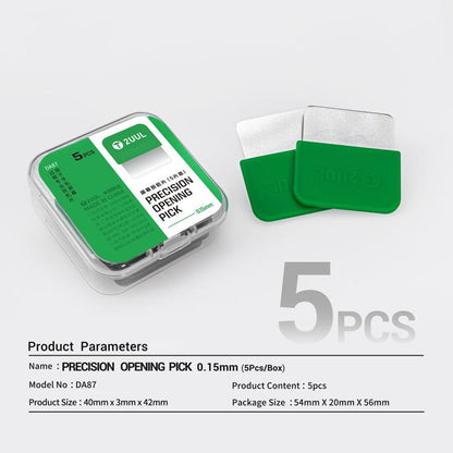 5 PCS/Pack 2UUL DA87 Ultra-Thin Precision Opening Pick