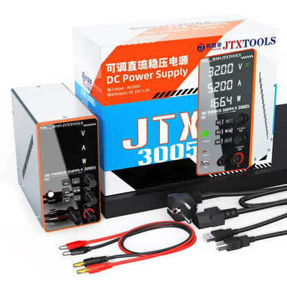 JTX-3005 Multiple Protections 4-Digit Display Adjustable DC Power Supply, EU Plug, US Plug