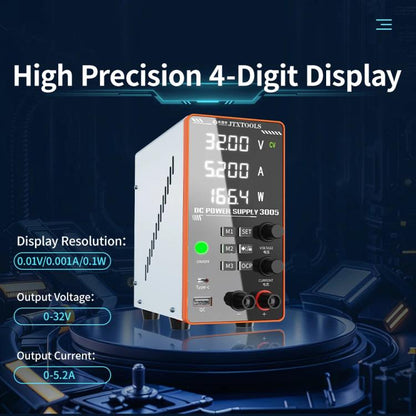 JTX-3005 Multiple Protections 4-Digit Display Adjustable DC Power Supply, EU Plug, US Plug
