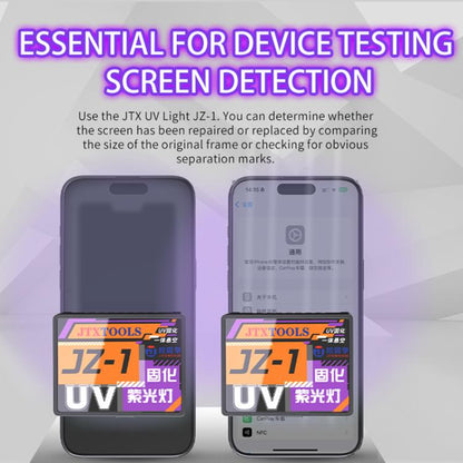 JTX JZ-01 Screen Repair Type-C Charging High Power UV Curing Lamp
