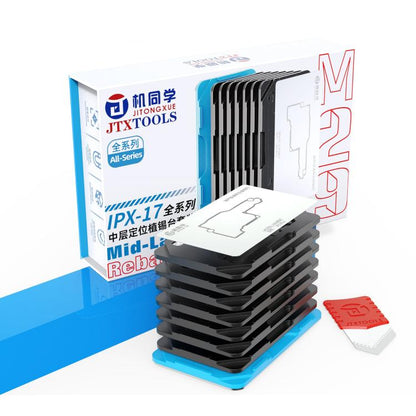 JTX M29 Middle Layer BGA Reballing Stencil Tin Planting Platform for iPhone X to 17 Pro Max