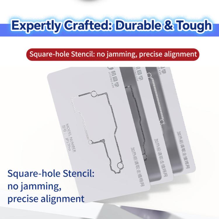 JTX M29 Middle Layer BGA Reballing Stencil Tin Planting Platform for iPhone X to 17 Pro Max