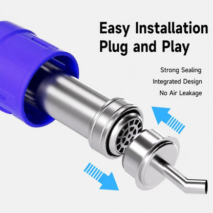 6 PCS/Pack MECHANIC 861 Series Soldering Station Hot Air Gun Nozzles, Curved Mouth, Straight Mouth