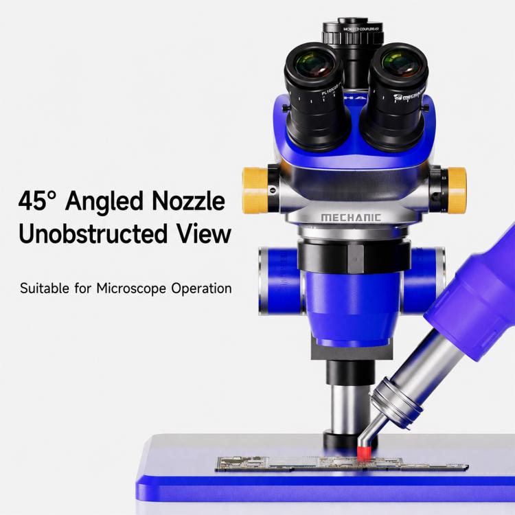 6 PCS/Pack MECHANIC 861 Series Soldering Station Hot Air Gun Nozzles, Curved Mouth, Straight Mouth