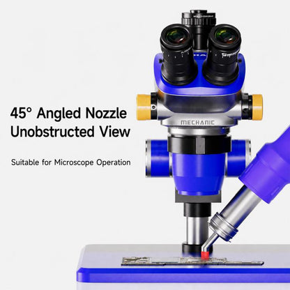 6 PCS/Pack MECHANIC 861 Series Soldering Station Hot Air Gun Nozzles, Curved Mouth, Straight Mouth