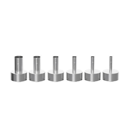 6 PCS/Pack MECHANIC 2008 Series Soldering Station Hot Air Gun Nozzles, Curved Mouth, Straight Mouth