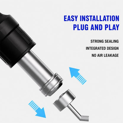 6 PCS/Pack MECHANIC 2008 Series Soldering Station Hot Air Gun Nozzles, Curved Mouth, Straight Mouth