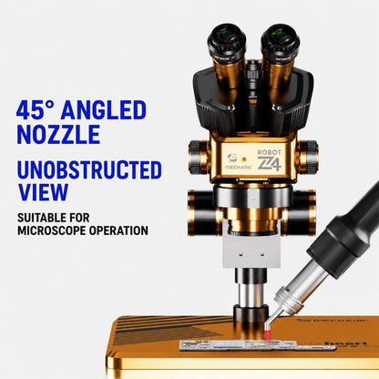 6 PCS/Pack MECHANIC 2008 Series Soldering Station Hot Air Gun Nozzles, Curved Mouth, Straight Mouth
