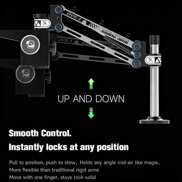 MECHANIC DVS-1 Anti-shake Hydraulic 360 Degrees Rotation Shock-absorbing Microscope Arm