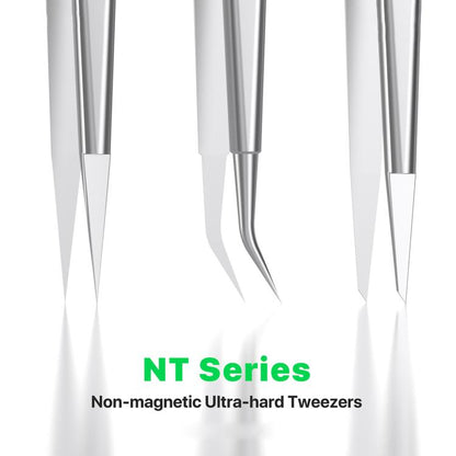 MECHANIC Non-Magnetic Ultra-Hard Professional Repair Tweezers, NT-K, NT-11, NT-15