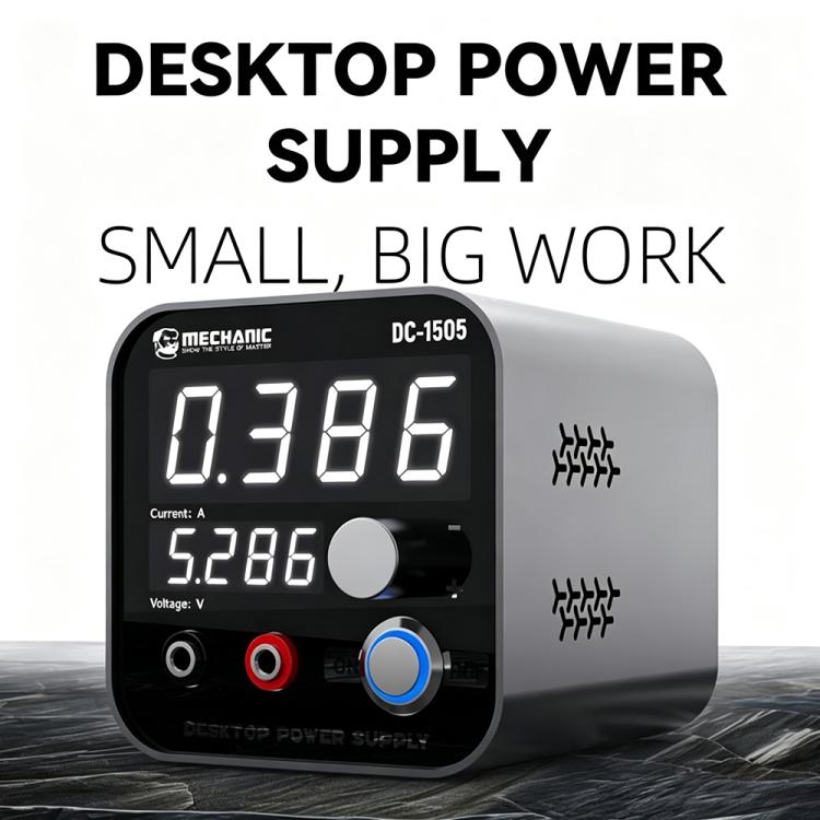 MECHANIC DC-1505 15V / 5A Intelligent Digital Adjustable Switching DC Power Supply, EU Plug, US Plug