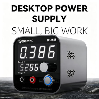MECHANIC DC-1505 15V / 5A Intelligent Digital Adjustable Switching DC Power Supply, EU Plug, US Plug
