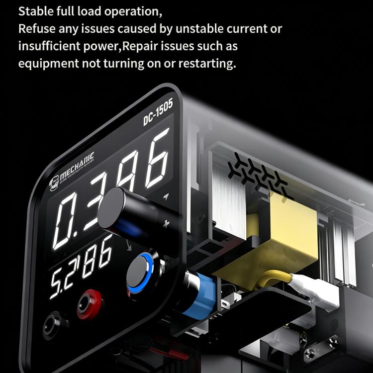 MECHANIC DC-1505 15V / 5A Intelligent Digital Adjustable Switching DC Power Supply, EU Plug, US Plug