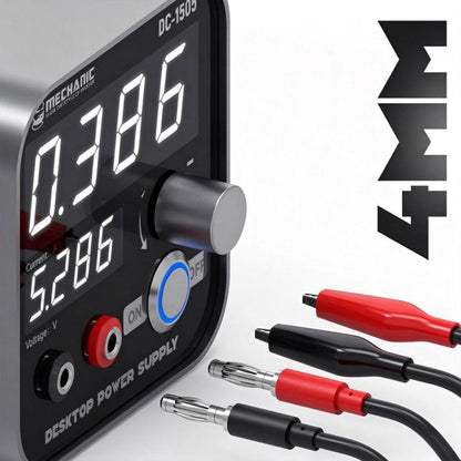 MECHANIC DC-1505 15V / 5A Intelligent Digital Adjustable Switching DC Power Supply, EU Plug, US Plug