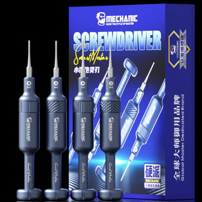 MECHANIC Smart Mortar Magnetic Precision S2 Steel 2D Screwdriver Set, 5 PCS/Pack, 4 PCS/Pack