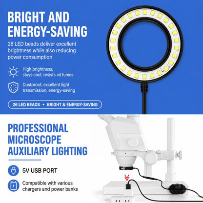 MaAnt MY-035 Adjustable Microscope Ring Lamp