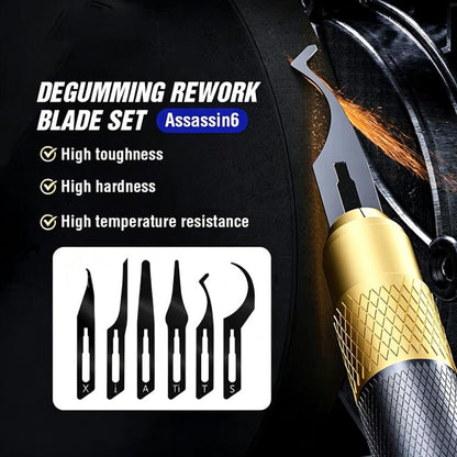 MECHANIC Assassin 6 Professional 6 in 1 Degumming Rework Blade Set