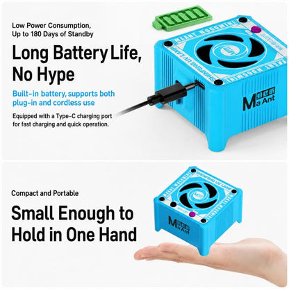 MaAnt M066 mini 2 in 1 UV Curing Light with Cooling Fans