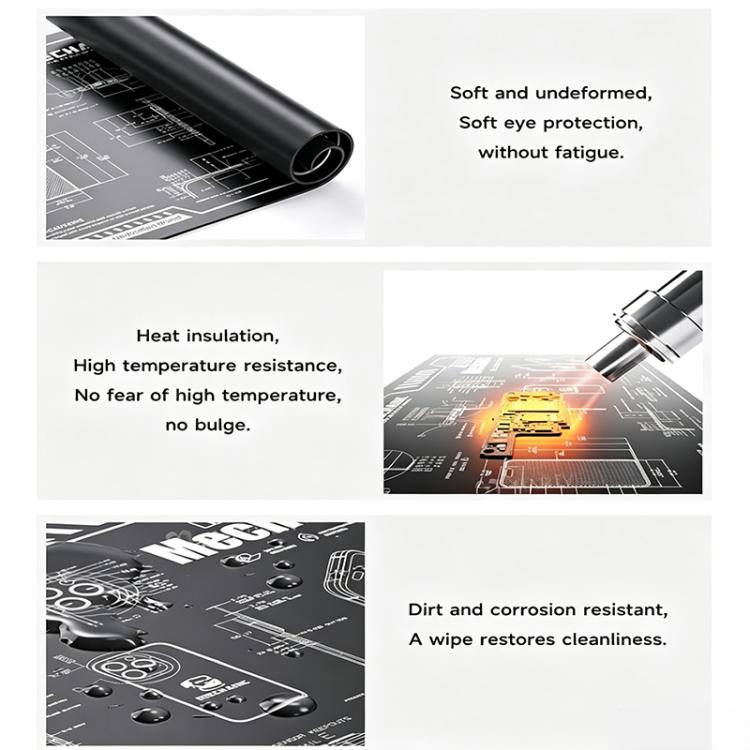 MECHANIC V77 Large Size Heat and Stain Resistant Multi-functional Repair Work Insulation Mat