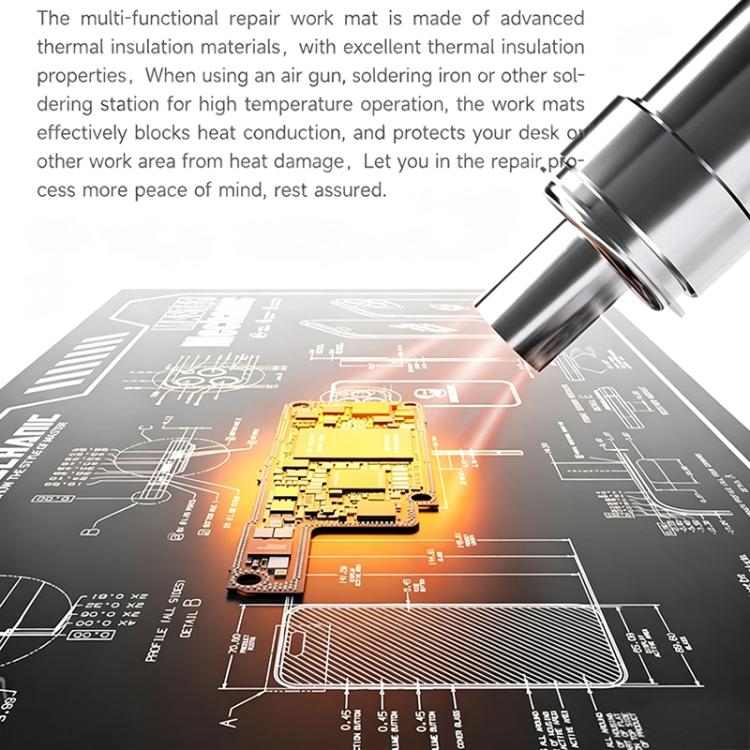 MECHANIC V78 Large Size Heat and Stain Resistant Multi-functional Repair Work Insulation Mat