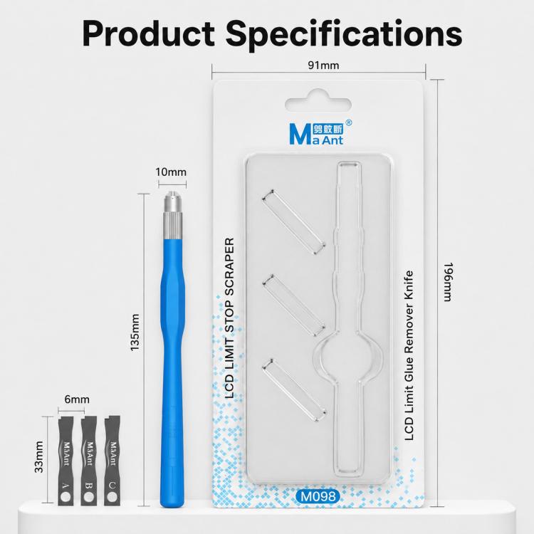 MaAnt M098 LCD Limit Glue Removal Knife