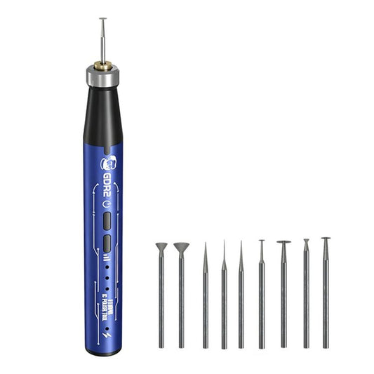 MECHANIC GDR2 Micro Electric Polishing Pen with 9 Grinding Heads