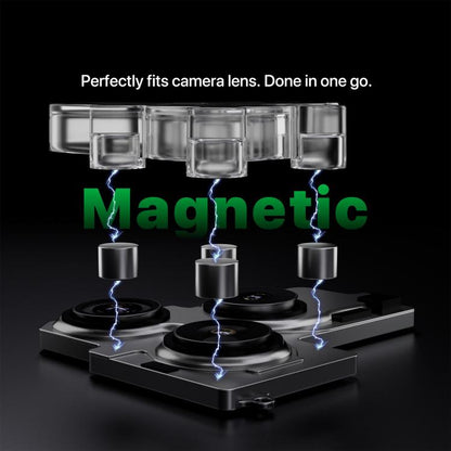MECHANIC CP40 Magnetic Blue Light Camera Lens Protector Cover For iPhone 6 to 17 Series