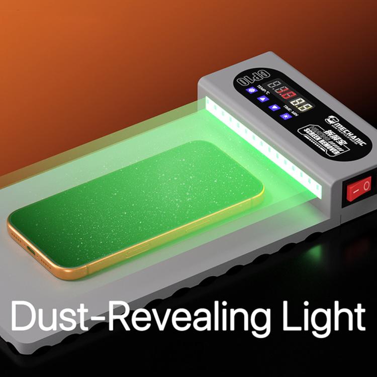 MECHANIC CP10 10.5 inch Screen Heating Separation Pad with Dust-Revealing Light, EU Plug, US Plug