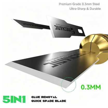MECHANIC FS-51 Stainless Steel Anti-Static Glue Removal Quick Spade Blade Set