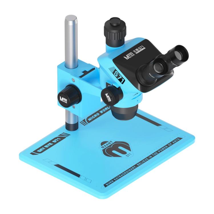 MaAnt S71 6.5-52X Synchronous Zoom Trinocular Stereo Microscope