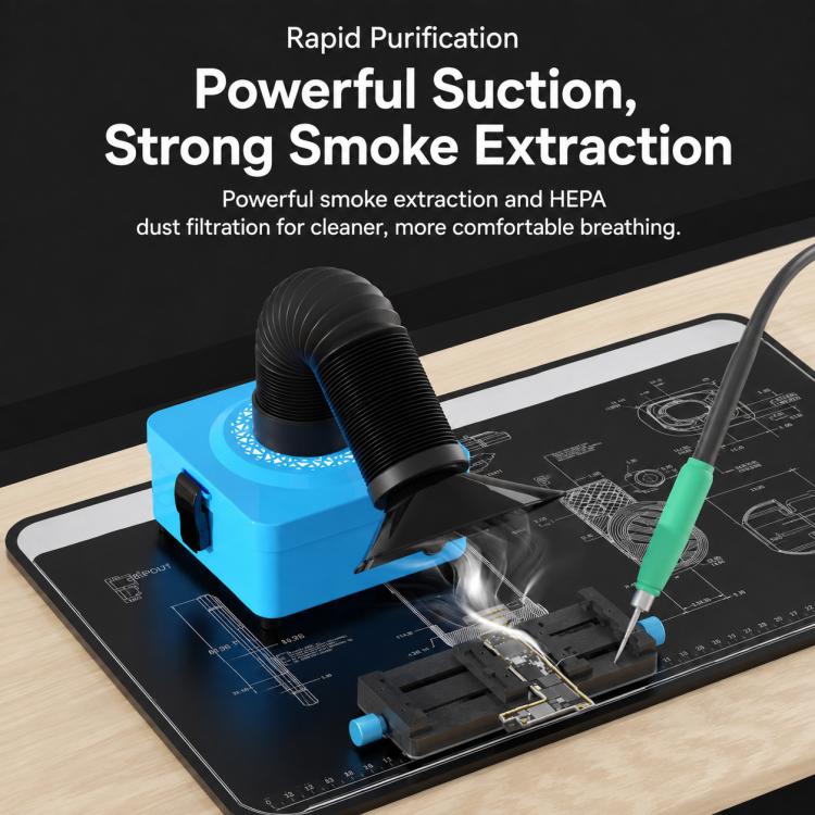 MaAnt YL01 Powerful Desktop Smoke Clear Smoking Device, EU Plug
