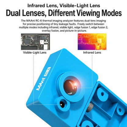 MaAnt RC-6 4K HD PCB Motherboard 3D Dual Light Infrared Thermal Imaging Diagnosis Analyser