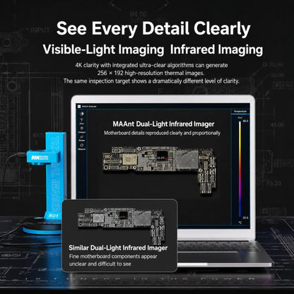 MaAnt RC-6 4K HD PCB Motherboard 3D Dual Light Infrared Thermal Imaging Diagnosis Analyser