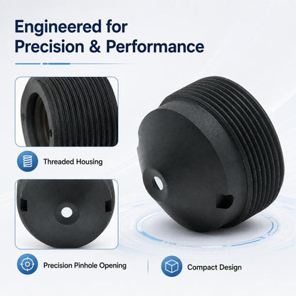 2.8mm Pointed Lens 1/2.7 Inch 2MP HD Wide-angle Optical Lens for Smart Home Monitoring, 2.8mm Pointed Lens