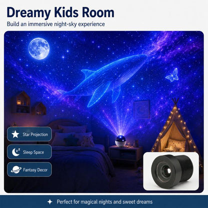 USB Star Projector Light Lens Compatible with 10mm Film High Projection Ratio HD Distortion-free Focusing Lens, USB Star Projector Light Lens