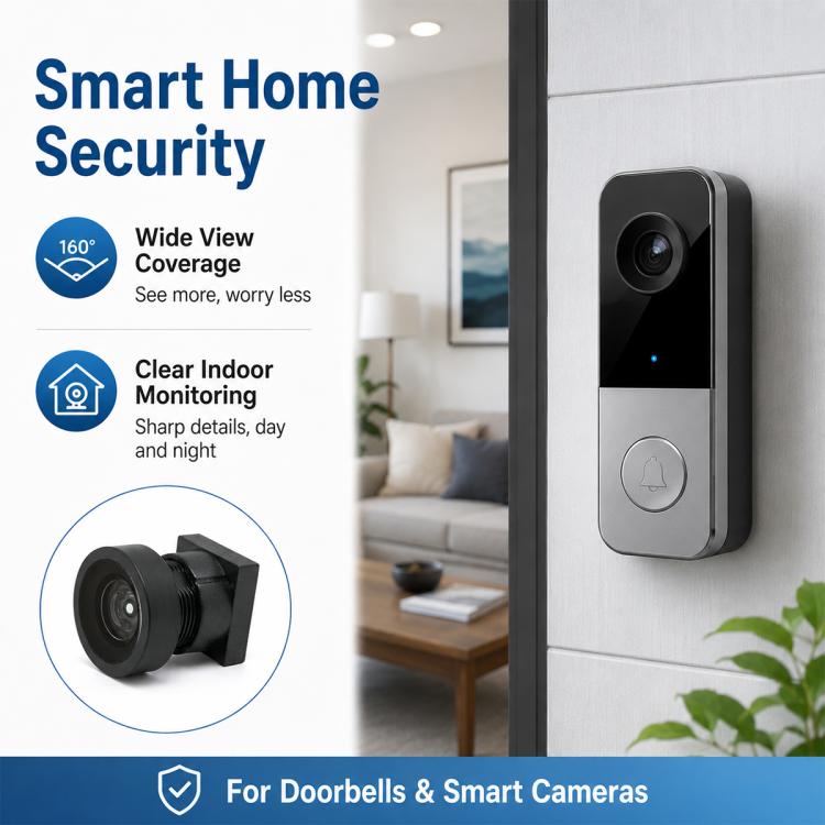 M7 Wide Angle Camera Lens 1/4 Inch Mini DV Action Camera Doorbell VR Glasses Lens, M7 Wide Angle Camera Lens