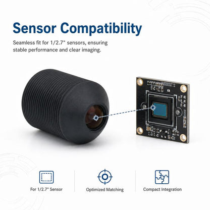 6.2mm M7 Cone Fixed Focus Lens Small Camera Module For Optical Lens, 6.2mm M7 Cone Lens