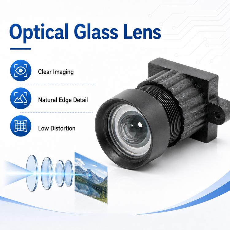 1/2.5 Inch 5MP High Definition Low Distortion AI Recognition Industrial Camera Lens, 1/2.5 Inch 5MP Lens