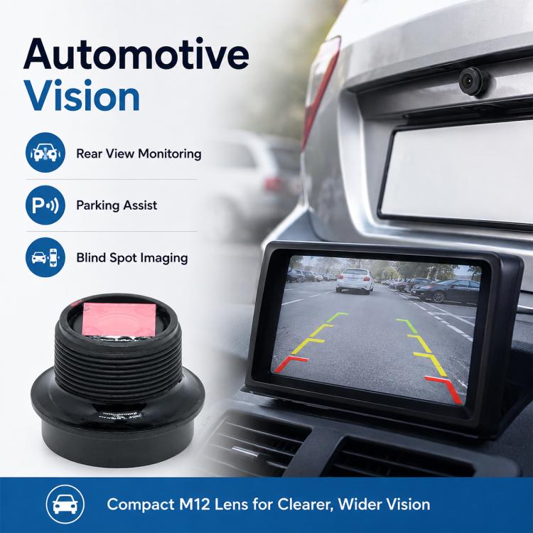 HD Waterproof 1/3 Inch Sensor Wide-angle Car Lens for Rear View Cameras and Underwater Fish Finders