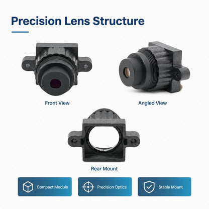 Hunting Camera Lens, 12mm Focal Length, 1/2.5 Inch Sensor, HD Low Distortion Narrow Band 850nm Night Vision Lens, Hunting Camera Lens