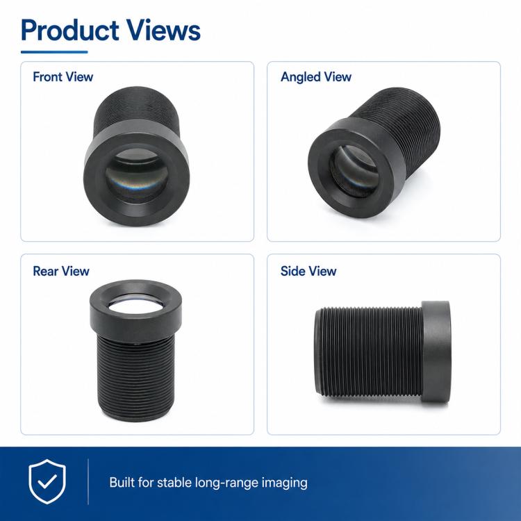 20mm Telephoto Lens 5MP HD Infrared Sensitive Lens for 1/2.5 Inch Sensor, Security Surveillance, 20mm Telephoto Lens
