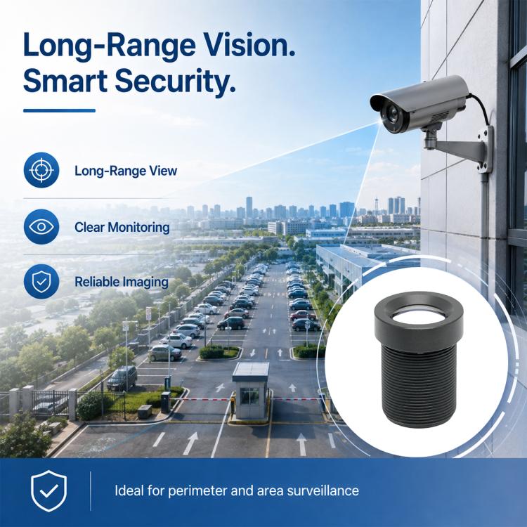 20mm Telephoto Lens 5MP HD Infrared Sensitive Lens for 1/2.5 Inch Sensor, Security Surveillance, 20mm Telephoto Lens