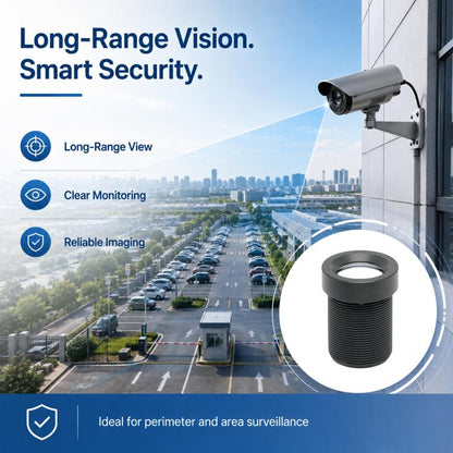 20mm Telephoto Lens 5MP HD Infrared Sensitive Lens for 1/2.5 Inch Sensor, Security Surveillance, 20mm Telephoto Lens