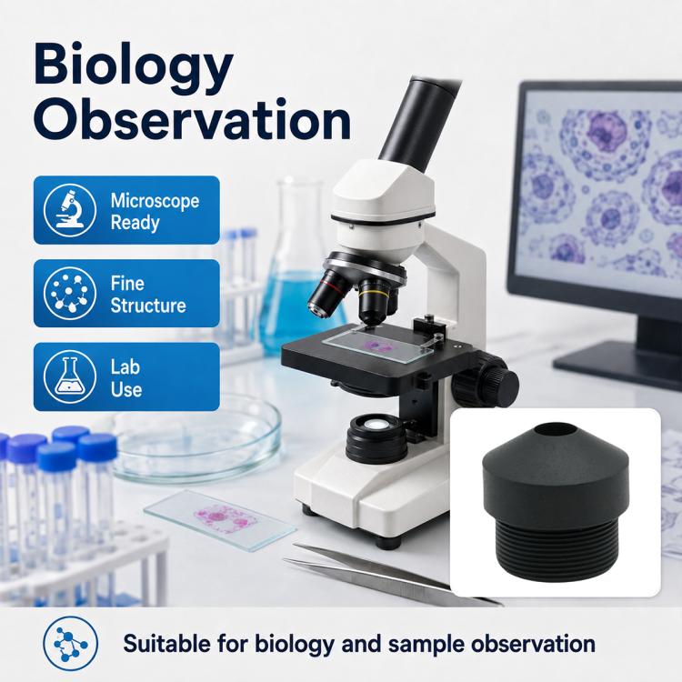 Children Microscope Lens HD Imaging Optical Lens, Thin Optical Lens