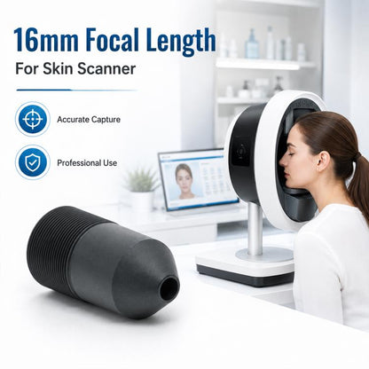 16mm Industrial Scanning Digital Zoom lens, 5MP HD 1/2 Inch Sensor, Low Distortion Vision Large Depth Field Lens, 16mm  5MP HD 1/2 Inch Lens