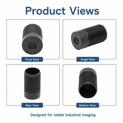 Industrial Machine Vision Lens, 25mm Telephoto Macro Lens, 5MP HD Large Depth Field Lens for Industrial Inspection, 25mm Telephoto Macro Lens