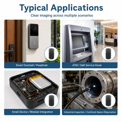 Industrial Machine Vision Lens, 25mm Telephoto Macro Lens, 5MP HD Large Depth Field Lens for Industrial Inspection, 25mm Telephoto Macro Lens