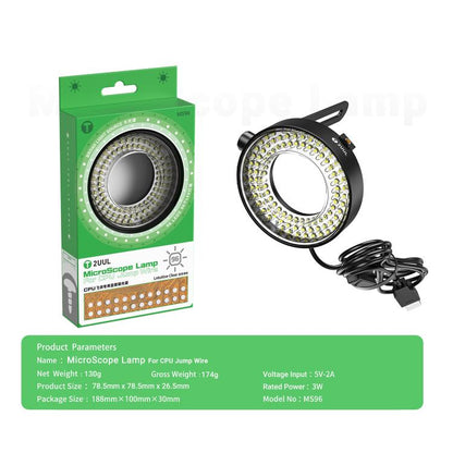 2UUL MS96 Microscope LED Ring Light For CPU Jump Wire