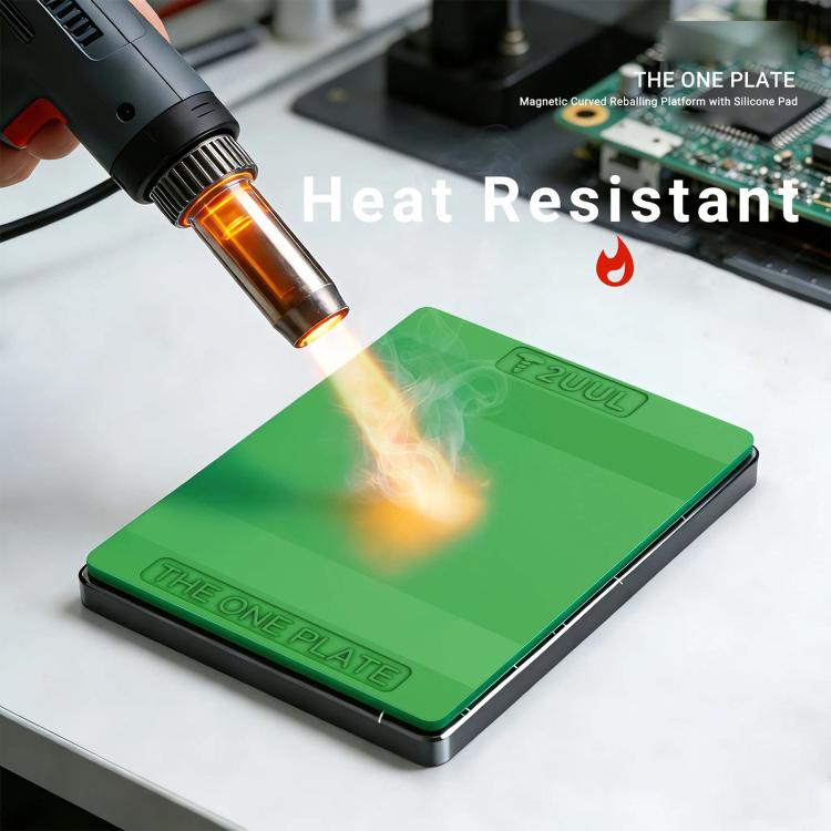 2UUL BH12 Magnetic Curved Reballing Platform with Silicone Pad