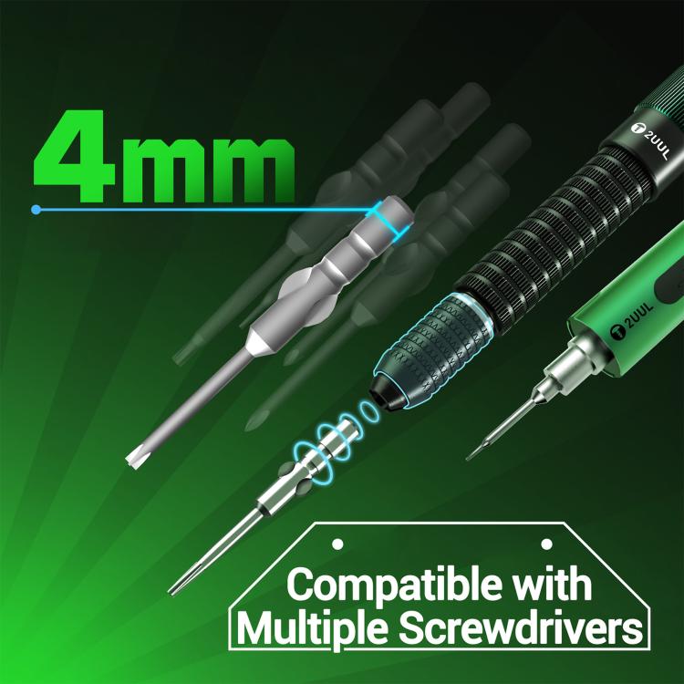 2UUL SD25 5 in 1 4mm Magnetic Screwdriver Bits Set